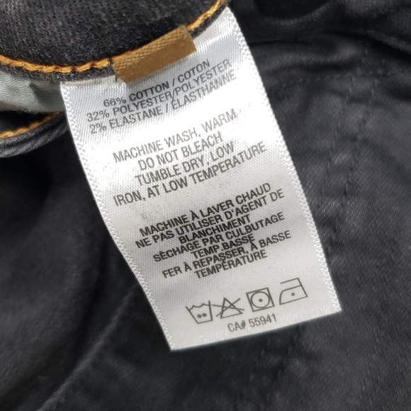 New Tainted Denim Men's Relaxed Fit Black Jeans Size 33 - Picture 9 of 13